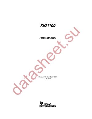 XIO1100GGB datasheet  